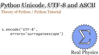 Unicode UTF 8 and ASCII [upl. by Ikila]