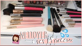 ♡ Comment bien nettoyer ses pinceaux  astuces [upl. by Neraa]