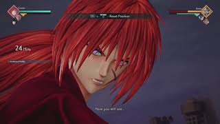 Jump Force  Kenshin Combo Exhibition [upl. by Rudd]