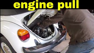 vw super beetle engine oil leak gets fixed [upl. by Divadnoj]