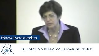 Stress lavorocorrelato Normativa della valutazione stress [upl. by Yanehc]