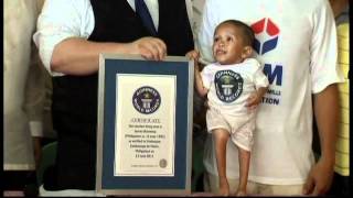 New Worlds Shortest Man just 60 centimetres tall [upl. by Eleaffar]