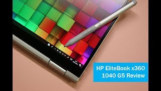 HP EliteBook x360 1040 G5 Review 14quot Convertible Premium Laptop [upl. by Ynohtnacram129]