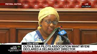 Dudu Myeni’s crossexamination continues at High court in Pretoria [upl. by Ralph91]