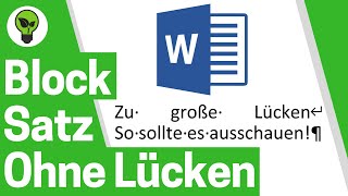 Word Blocksatz ohne Lücken Einstellen ✅ ULTIMATIVE ANLEITUNG Wie Zeilenumbruch amp Silben Entfernen [upl. by Birkett]