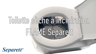 Toilettesèche à incinération FLAME Separett par Maisonecolo [upl. by Peoples]