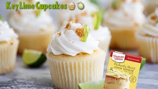 How to Make Quick and Easy Key Lime Cupcakes 🍈🧁 [upl. by Ziul]