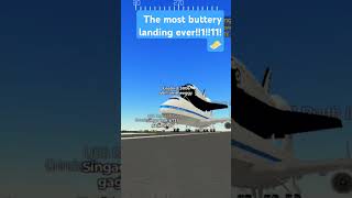 Worlds Smoothest Landing 🧈🧈 swiss001 plane roblox ptfs smooth eggyparty [upl. by Thorncombe218]