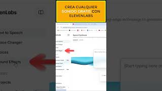 Cómo CREAR cualquier SONIDO gratis con IA  ElevenLabs Sound Effects Tutorial [upl. by Aeneas]