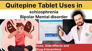 Quitepin tablet uses Side effects drug interactions [upl. by Hanikehs]