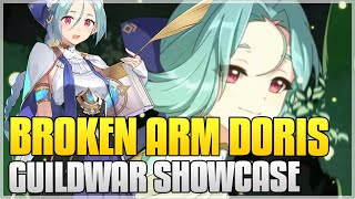 Epic Seven  BROKEN ARM DORIS  GUILDWAR SHOWCASE [upl. by Eillim]