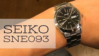 Set Date on Seiko SNE039 [upl. by Myrtice]