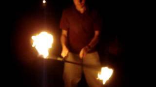 Dubé Juggling Presents Fire Devil Sticks by Alex Garbarino [upl. by Aicena]