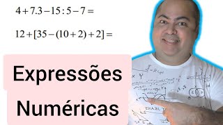 EXPRESSÕES NUMÉRICAS 8 ANO [upl. by Allekram]