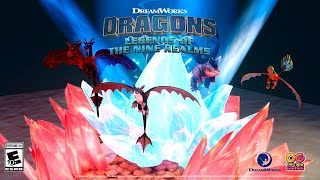 DreamWorks Dragons Legends of the Nine Realms  Gameplay Trailer [upl. by Mail271]