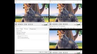 How to Multicast UDP Streaming Using VLC [upl. by Reedy392]