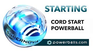 How to start Powerball gyroscope with a string  cord official RPM Sports video [upl. by Leaw]