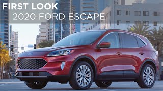 2020 Ford Escape  First Look  Drivingca [upl. by Erimahs]