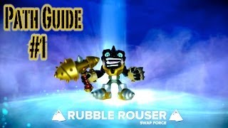 Skylanders Swap Force  Rubble Rouser Path Guide 1 [upl. by Lepley]