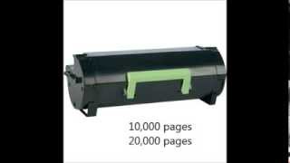 Lexmark MX511 Toner 60F2H00 [upl. by Anazraf]