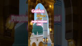 Golden advice of prophet Muhammad❤️👍prophetmuhammad advice goldenadvice youtubeshorts [upl. by Ahsahtan127]