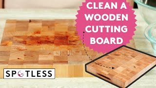 5 Ways to Clean and Maintain a Wood Cutting Board  Spotless  Real Simple [upl. by Enait363]