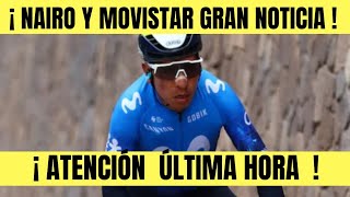 Nairo Quintana Y MOVISTAR ENTREGAN TREMENDA NOTICIA PARA EL COLOMBIANO ¡ ATENCIÓN [upl. by Angadresma]