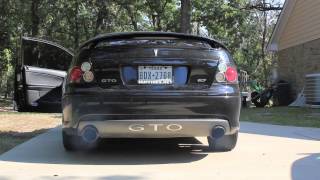 2004 Pontiac GTO Borla Exhaust Sound [upl. by Spitzer]