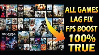 How To Fix Lag In AnyAll Games On Any PC  Low End PCHigh End Pc 2020 [upl. by Dadinirt]