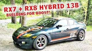 RX8 Hybrid Turbo Engine Swap  Planning Ahead for MORE Power [upl. by Edahs]