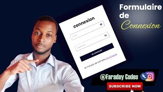 créer un formulaire de connexion simple avec HTML et CSS avec les icônes depuis font awesom [upl. by Abram]