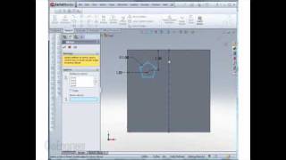 SOLIDWORKS  Mirror Sketch [upl. by Aicilegna]