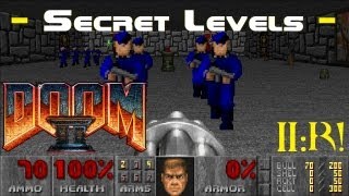 DooM II  Secret Levels Wolfenstein amp Grosse Ultra Violence  100 [upl. by Aicertal131]