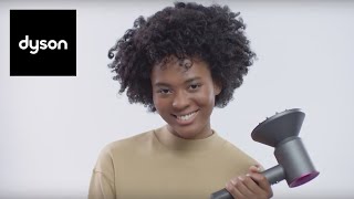 Dyson Supersonic™ hair dryer 3 tips for styling with the Dyson Diffuser attachment [upl. by Sanborne179]