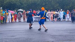 Gatka Demonstration  Shastar Vidya  Frankfurt  Germany [upl. by Koren]