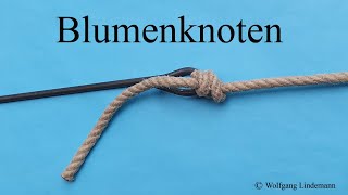 Blumenknoten Flower Knot [upl. by Ij499]