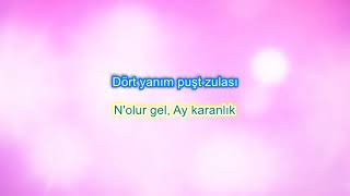 Karaoke Şiir  Ay Karanlık  Ahmed Arif [upl. by Strauss]