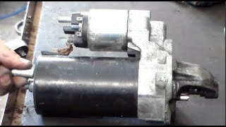 BMW Repair starter motor for M47 engine [upl. by Naynek725]