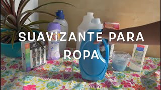 ¡Cómo preparar Suavizante de Tela  by miguelina50💪😘 [upl. by Aileon]