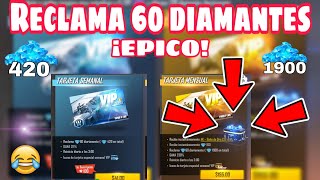 COMO reclamar los DIAMANTES de la tarjeta MENSUAL y SEMANAL en FREE FIRE ACTUALIZADO 2020 [upl. by Dawkins]