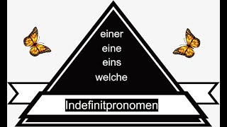 Indefinitpronomen einer eine eins welche  A2 Übung [upl. by Ahidam]