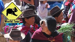 Voyage en Bolivie Marché de Tarabuco à Sucre Maryse amp Dany © Youtube [upl. by Nniroc]