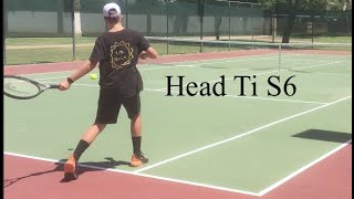 Head Ti S6 Tennis Racket Review [upl. by Cumine237]