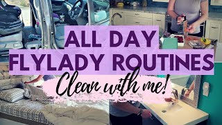 ALL DAY CLEAN WITH ME  My Flylady Cleaning Routines  2020 CLEANING MOTIVATION [upl. by Nnairda]