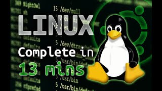 Linux  Tutorial for Beginners in 13 MINUTES  UPDATED [upl. by Green]