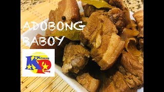 Adobong Baboy  Basic Adobo Recipe [upl. by Bradman244]