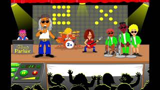 2 Times Table Song  Percy Parker  Wave Your Arms In The Air With Percy  with animation and lyrics [upl. by Allmon]