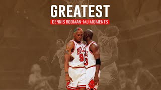 Greatest Michael JordanDennis Rodman Moments [upl. by Bellew808]