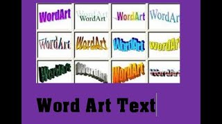 How to Use Create and Format WordArt Text in Microsoft Word 2016 [upl. by Torosian]