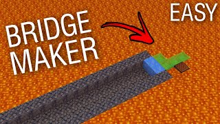 EASY Automatic Basalt Bridge Maker Tutorial in Minecraft 116 [upl. by Yrruc]